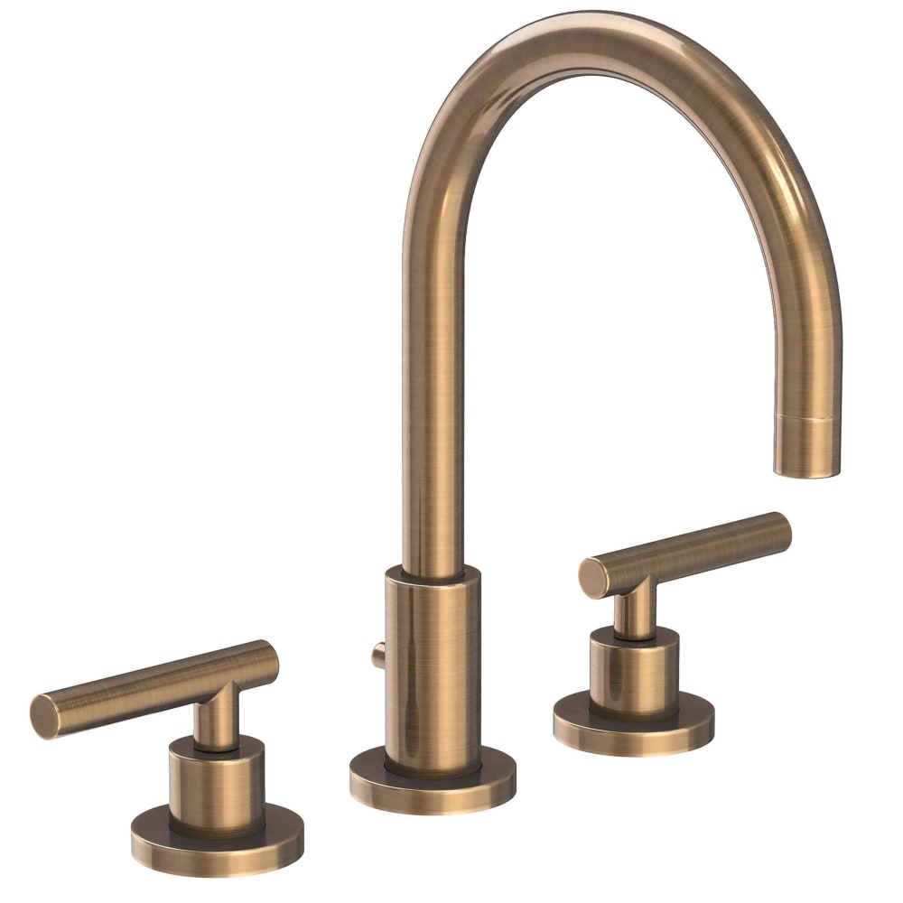 East Linear 1.2 GPM Widespread Bathroom Faucet with Pop-Up Drain Assembly