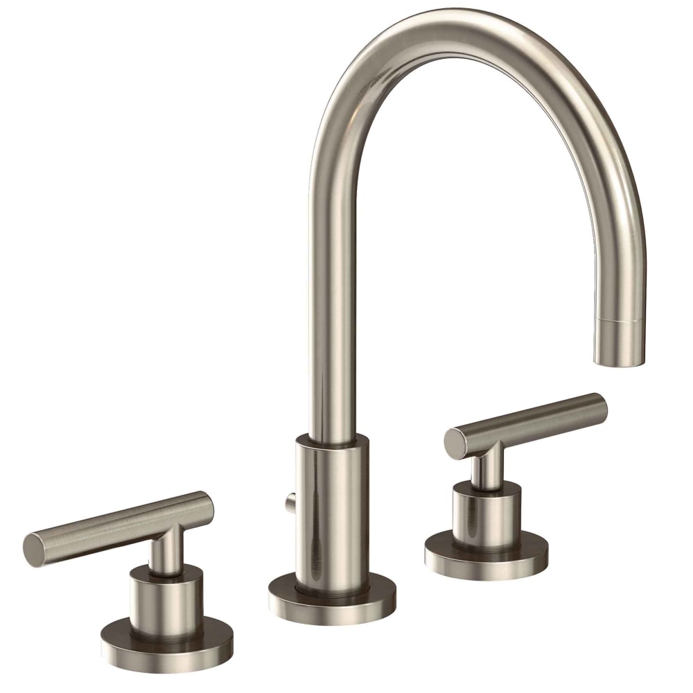 East Linear 1.2 GPM Widespread Bathroom Faucet with Pop-Up Drain Assembly