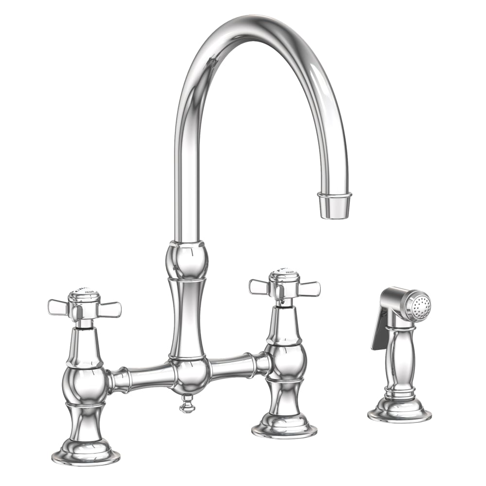 Fairfield 1.8 GPM Widespread Bridge Kitchen Faucet - Includes Side Spray