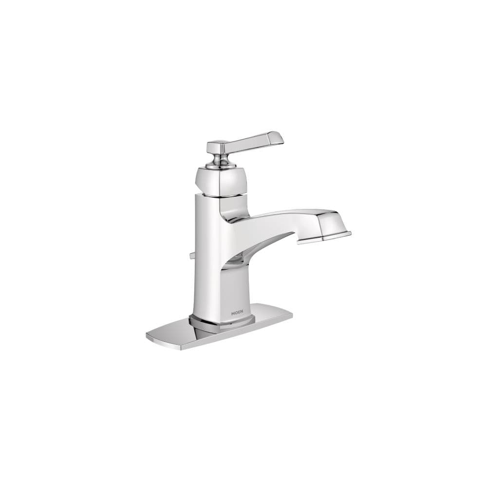 Moen Boardwalk Single Hole Bathroom Faucet Chrome