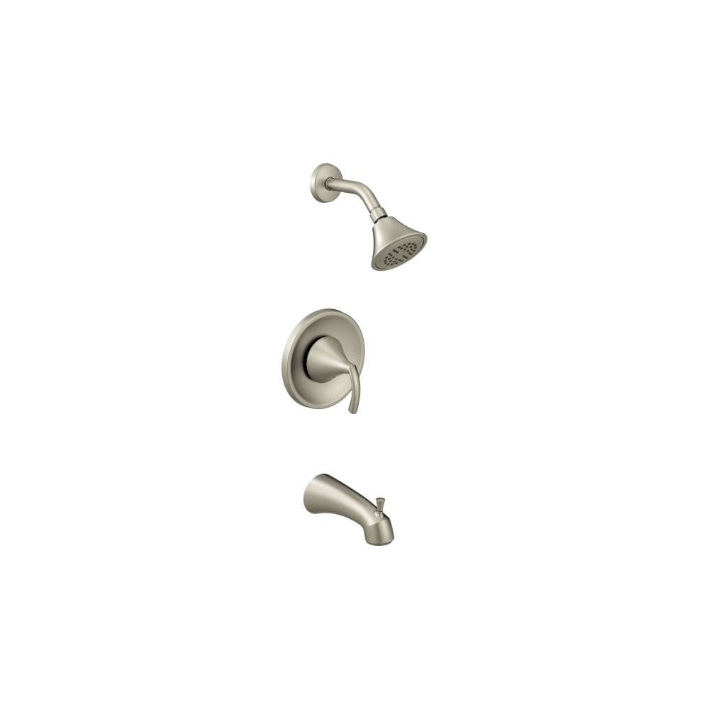 Moen Alder Posi-Temp Single Handle Pressure Balanced Shower Trim with Multi-Function Shower Head Chrome