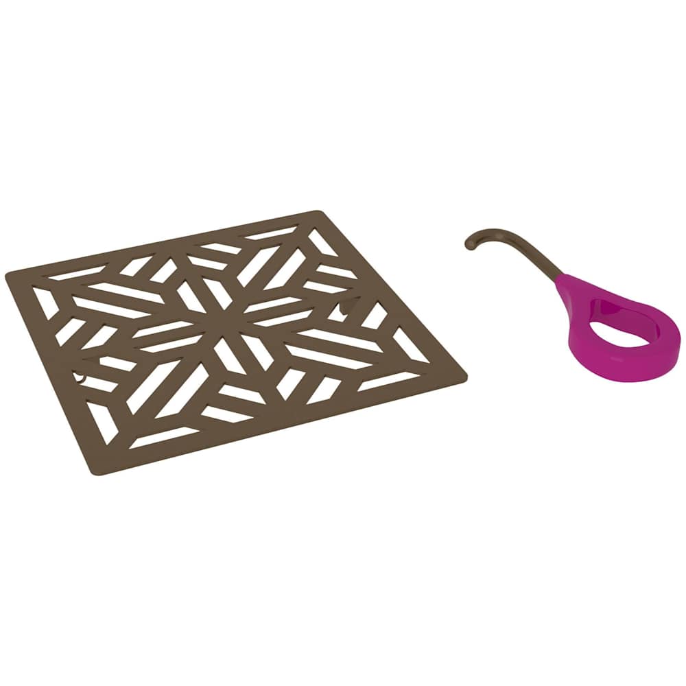 Mosaic 5-1/8" x 5-1/8" Decorative Spa Shower Drain Cover