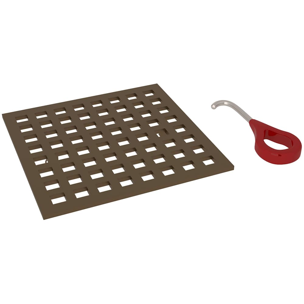 Matrix 5-1/8" x 5-1/8" Decorative Spa Shower Drain Cover