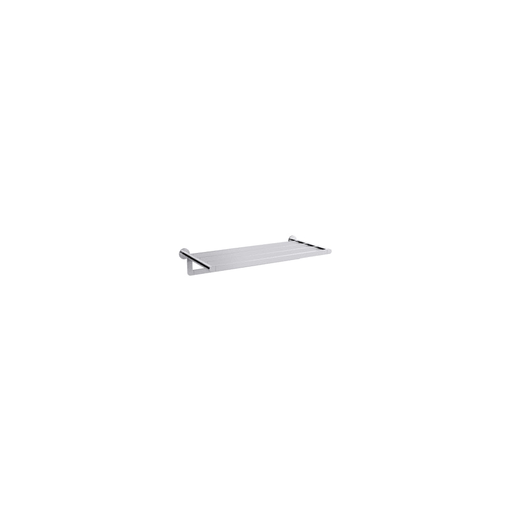 Composed 24" Brass Towel Rack