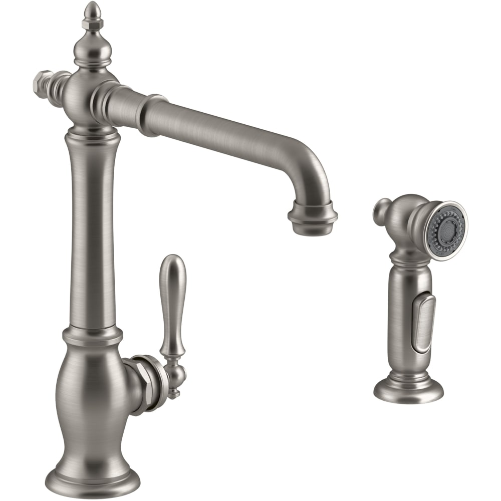 Artifacts 1.5 GPM Single Hole Kitchen Faucet - Includes Side Spray