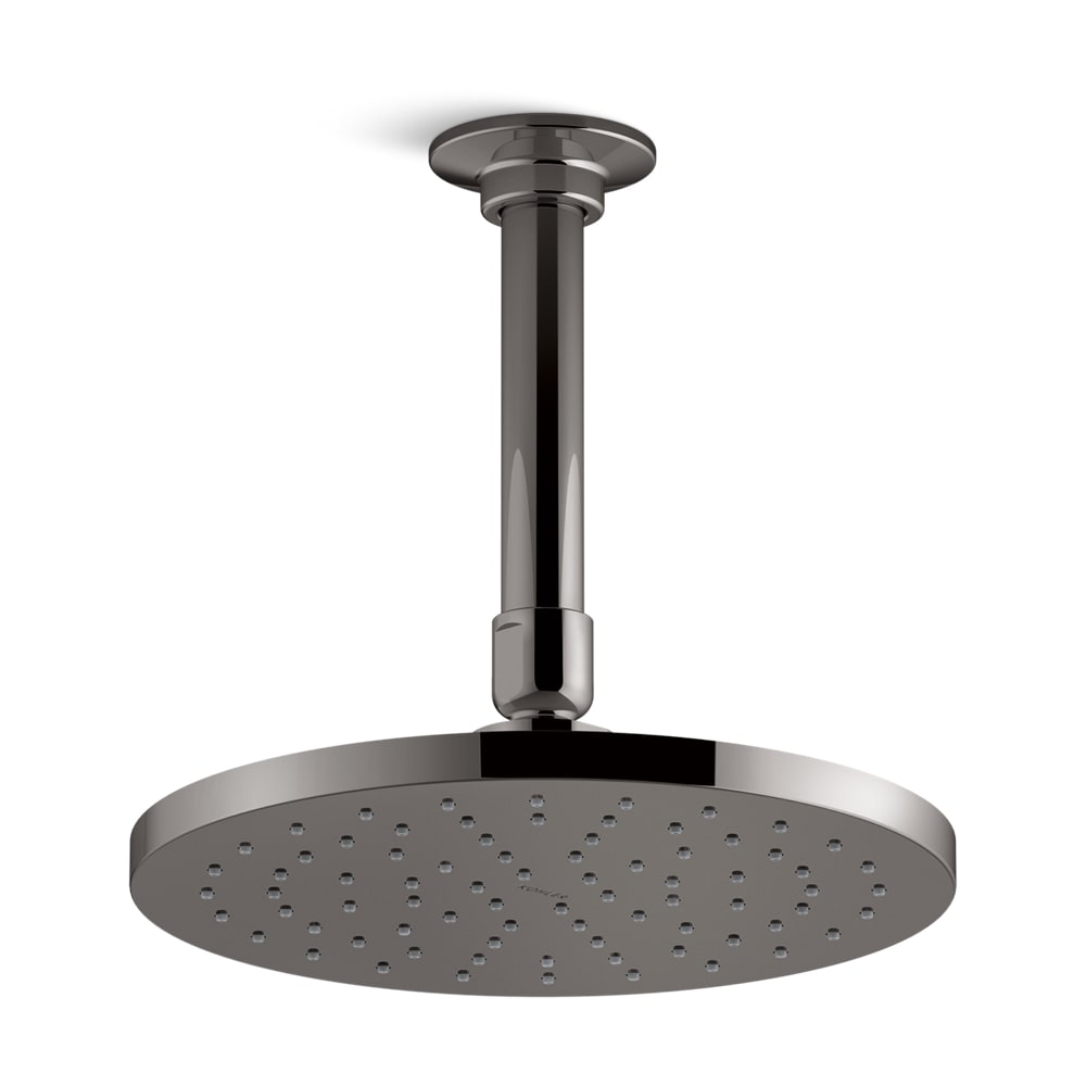 Contemporary Round 8" Single Function 2.5 GPM Rainhead with MasterClean Sprayface and Katalyst Air-Induction Technology