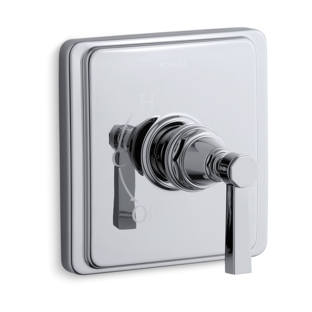 Pinstripe Pure Single Handle Rite-Temp Pressure Balanced Valve Trim Only with Metal Lever Handle