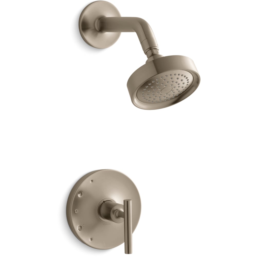 Purist Shower Only Trim Package with 2.5 GPM Single Function Shower Head with MasterClean and Rite-Temp Technologies