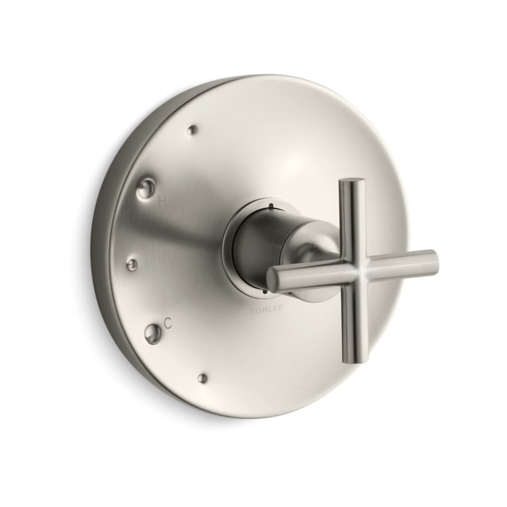 Purist Pressure Balanced Valve Trim Only with Single Cross Handle - Less Rough In