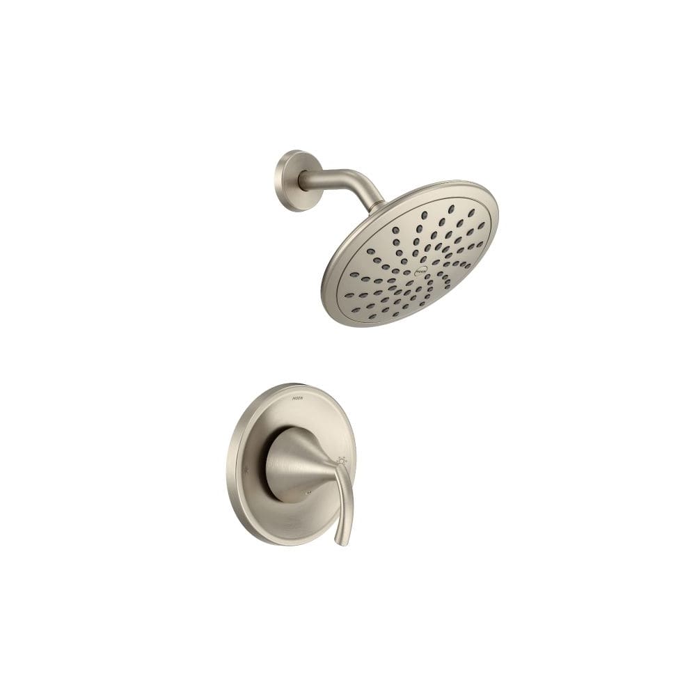 Moen Posi-Temp Pressure Balanced Tub and Shower Trim with 1.75 GPM Shower Head and Tub Spout from the Boardwalk Collection (Valve Included) Chrome