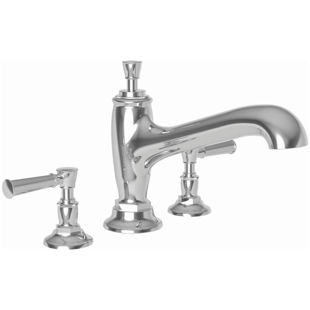 Vander Deck Mounted Roman Tub Faucet Trim with Brass Lever Handles