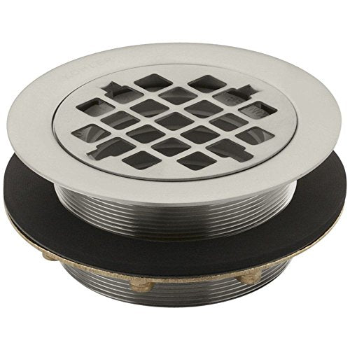 Kohler K-9132-BN Kohler 4-3/8" Round Shower Drain, Vibrant Brushed Nickel