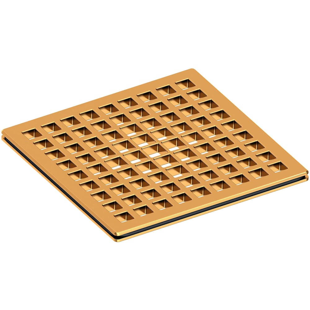 Decorative Drains 4" Square Shower Drain Grid