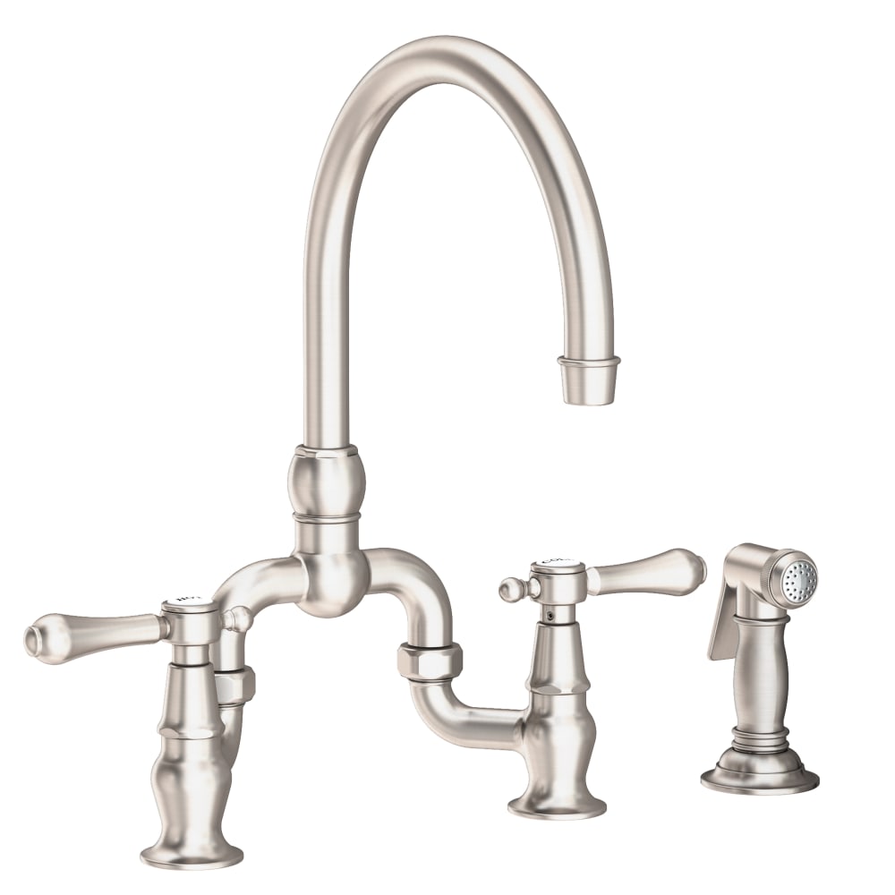 Chesterfield 1.8 GPM Widespread Bridge Kitchen Faucet - Includes Side Spray
