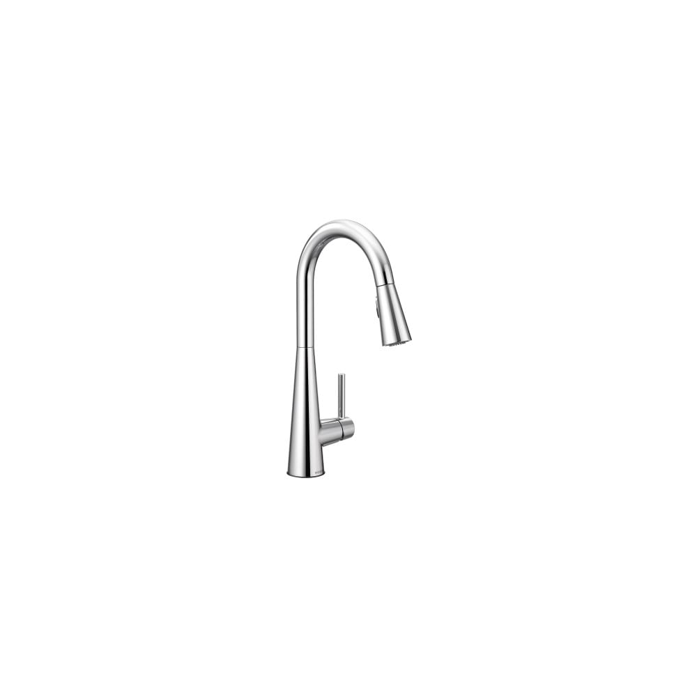 Moen Sleek 1.5 GPM Single Hole Pull Down Kitchen Faucet - Includes Escutcheon Chrome