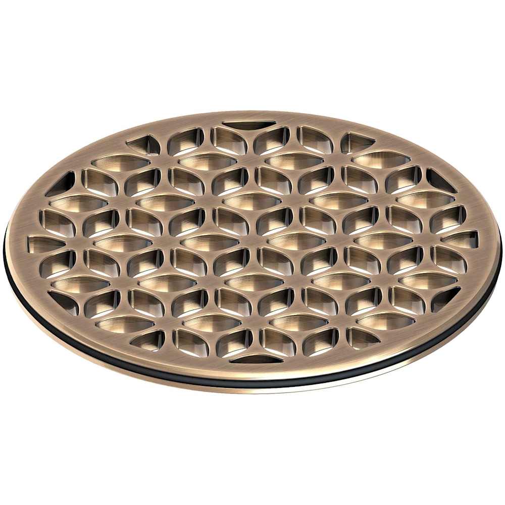 4" Round Shower Drain Grid