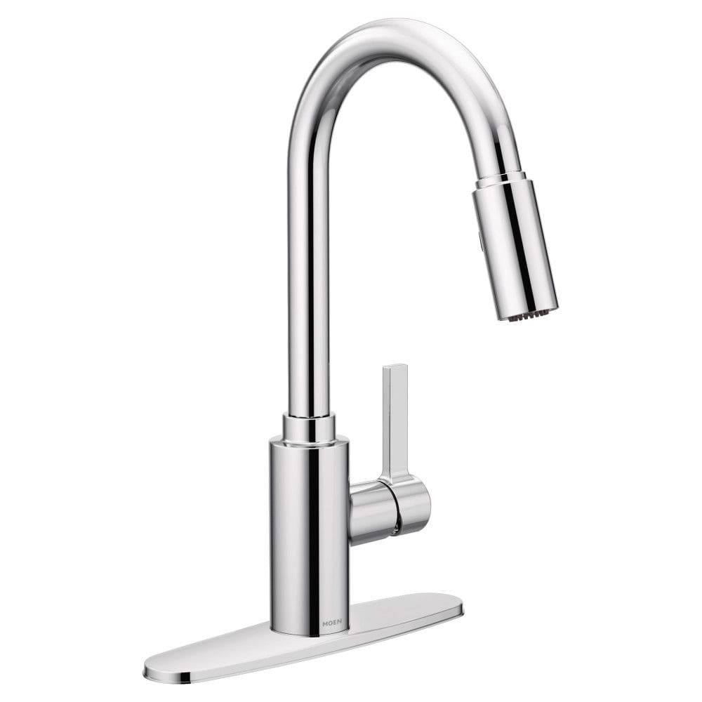 Moen Genta LX Pull-Down Spray Kitchen Faucet with PowerClean Technology Chrome