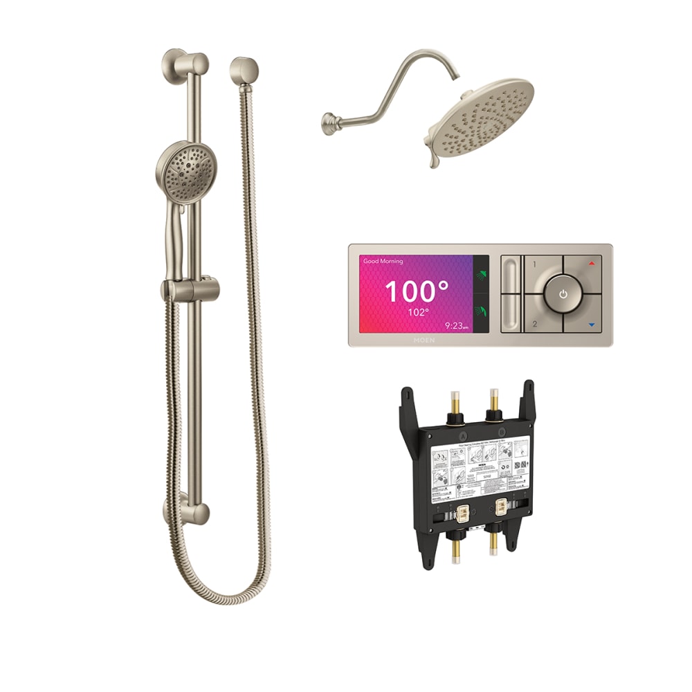 Moen Weymouth 5.5 GPM Wall Mounted Single Hole Pot Filler Polished Nickel