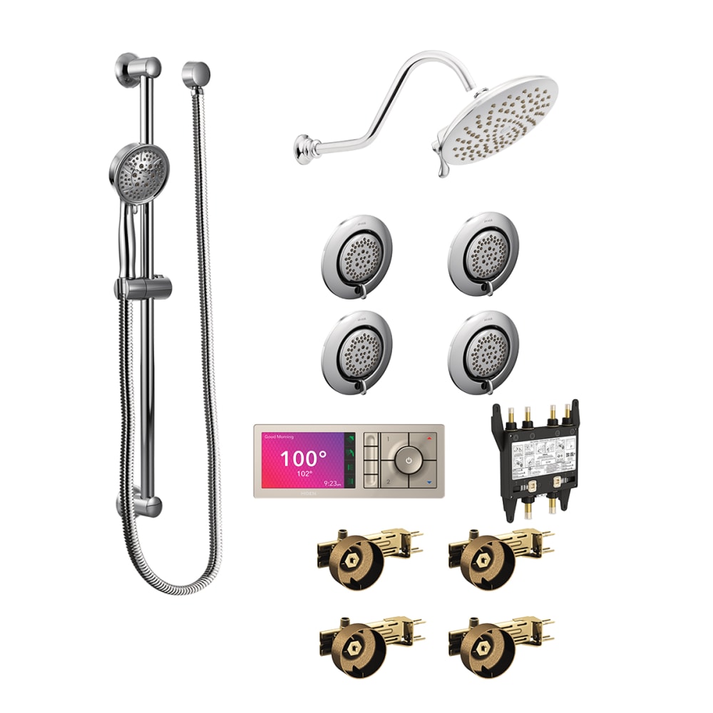 Moen Traditional Pot Filler Double Handle Wall Mount Kitchen Pot Filler Spot Resist Stainless