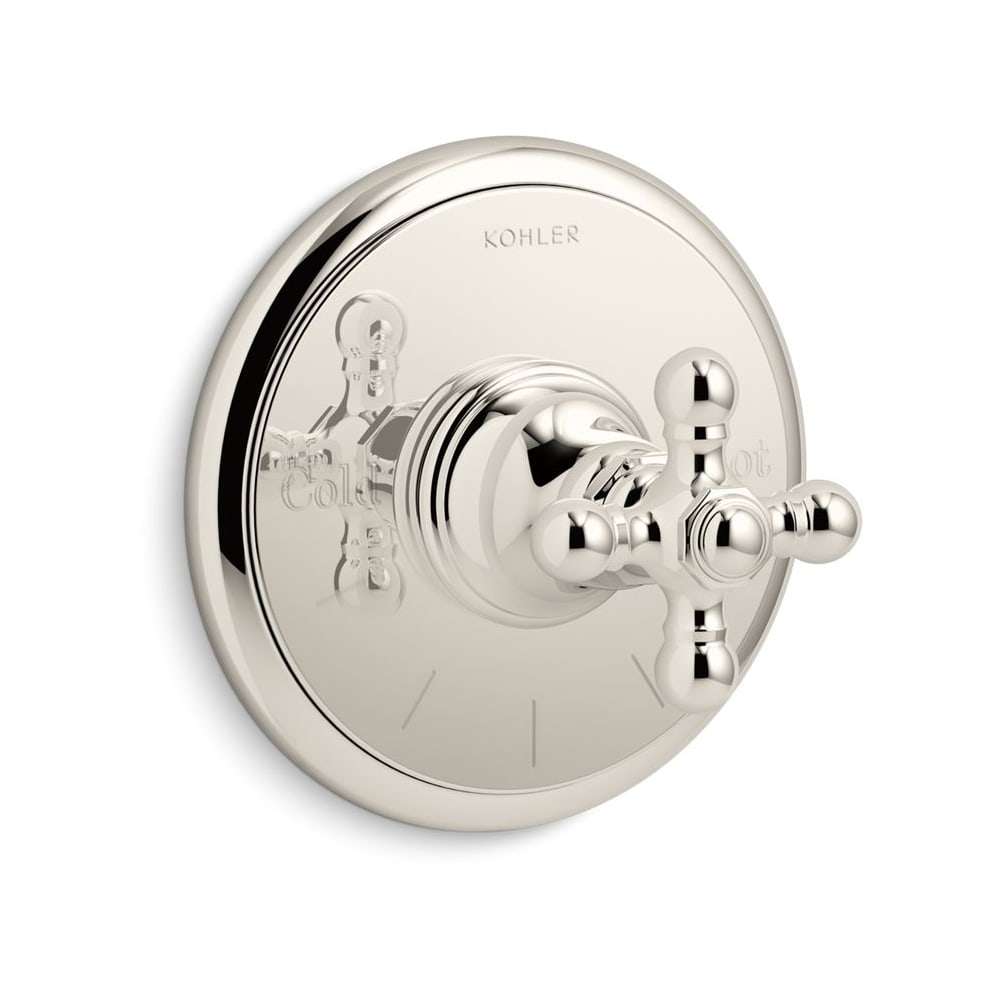 Artifacts Thermostatic Valve Trim Only with Single Cross Handle - Less Rough In