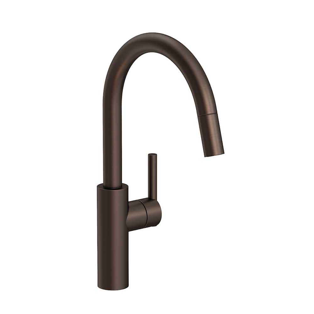 East Linear 1.8 GPM Single Hole Pull Down Kitchen Faucet