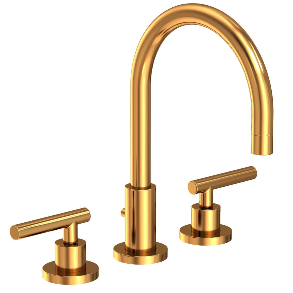 East Linear 1.2 GPM Widespread Bathroom Faucet with Pop-Up Drain Assembly