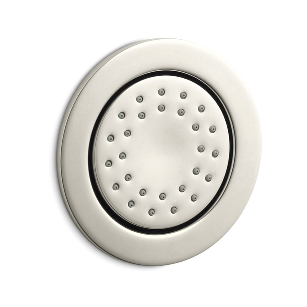 WaterTile 2 GPM Round Metal Body Spray with Katalyst Technology