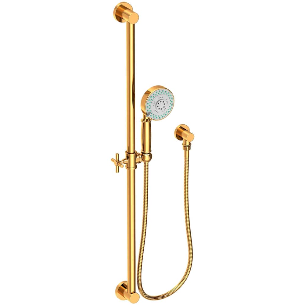Multi-Function Hand Shower Package with Slide Bar, Hose, and Wall Supply
