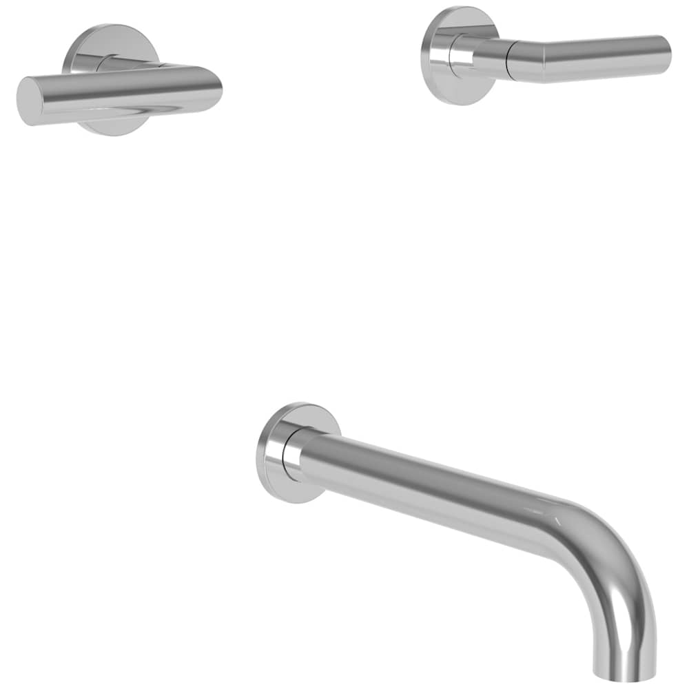 Pavani Wall Mounted Tub Spout with Dual Lever handles - Less Rough-In Valve