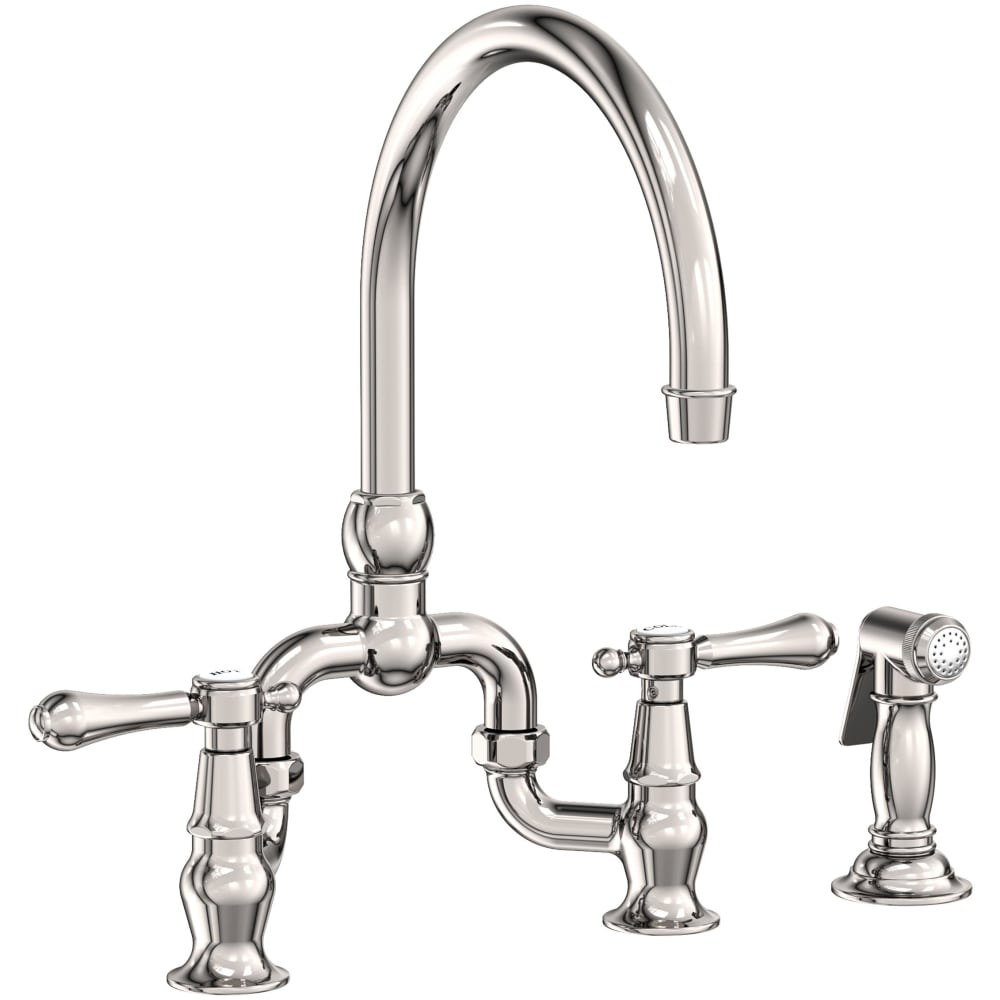 Chesterfield 1.8 GPM Widespread Bridge Kitchen Faucet - Includes Side Spray