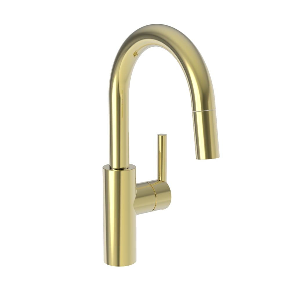 East Linear 1.8 GPM Single Hole Pull Down Bar Faucet