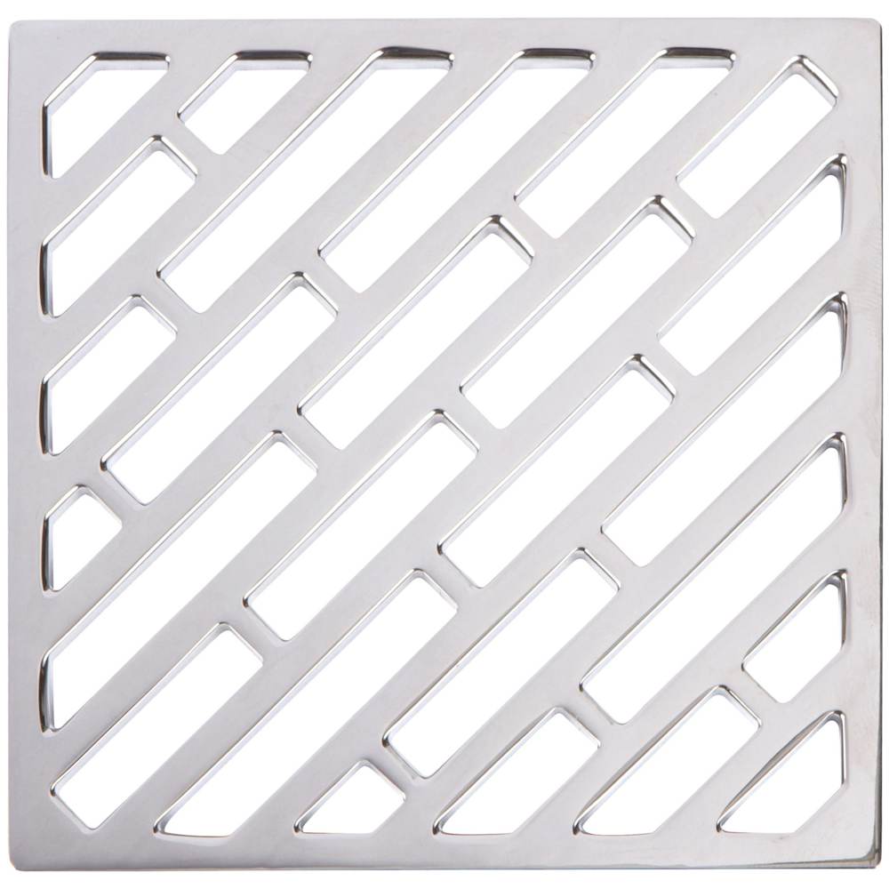 4-1/16" Grid Shower Drain Cover Only