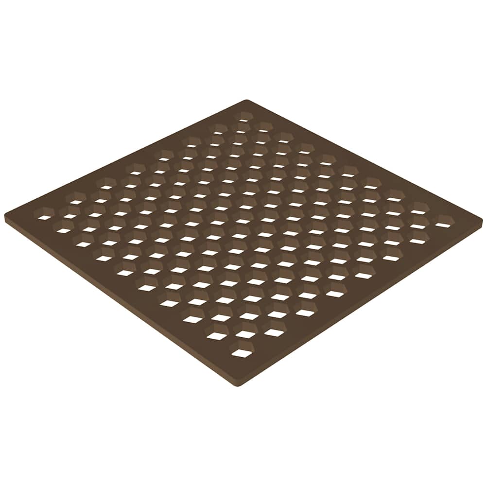 6" Square Shower Drain Trim - Less Drain Throat