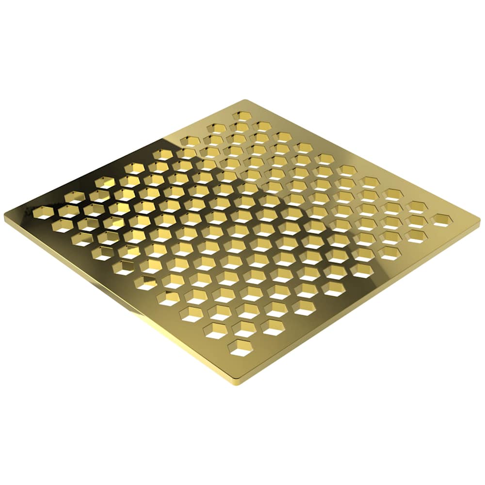 6" Square Shower Drain Trim - Less Drain Throat