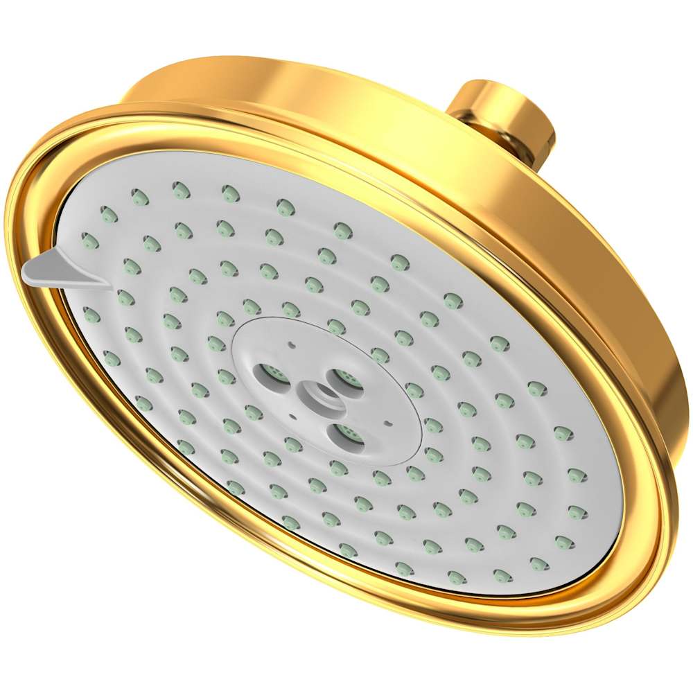 Tub & Shower Series 1.8 GPM Multi Function 6-1/4" Shower Head with Full, Massage, and Intense Turbo Spray