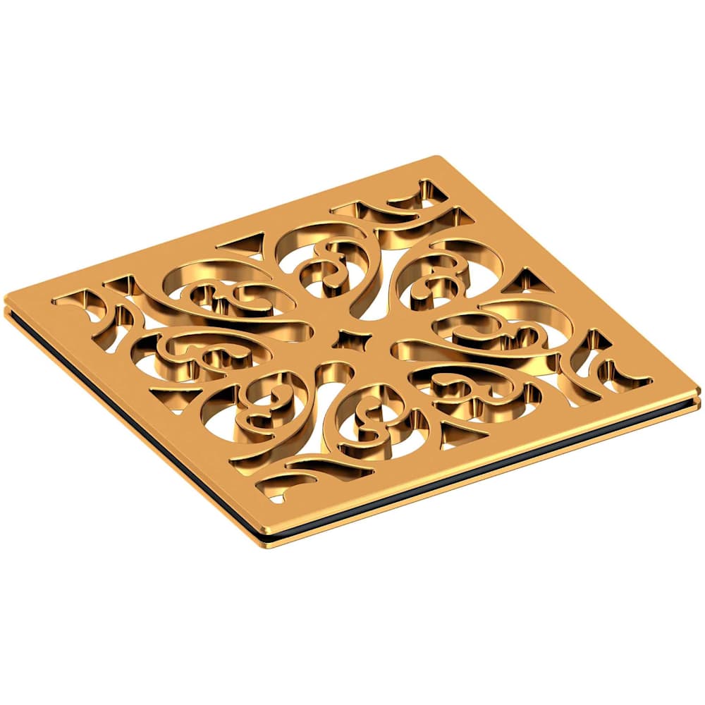 Decorative Drains 4" Square Shower Drain Grid