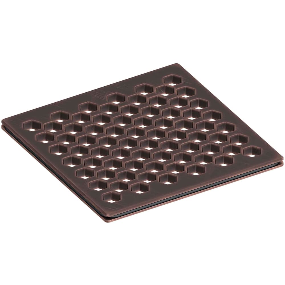 4-1/16" Grid Shower Drain Cover Only