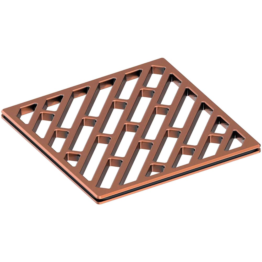 4-1/16" Grid Shower Drain Cover Only