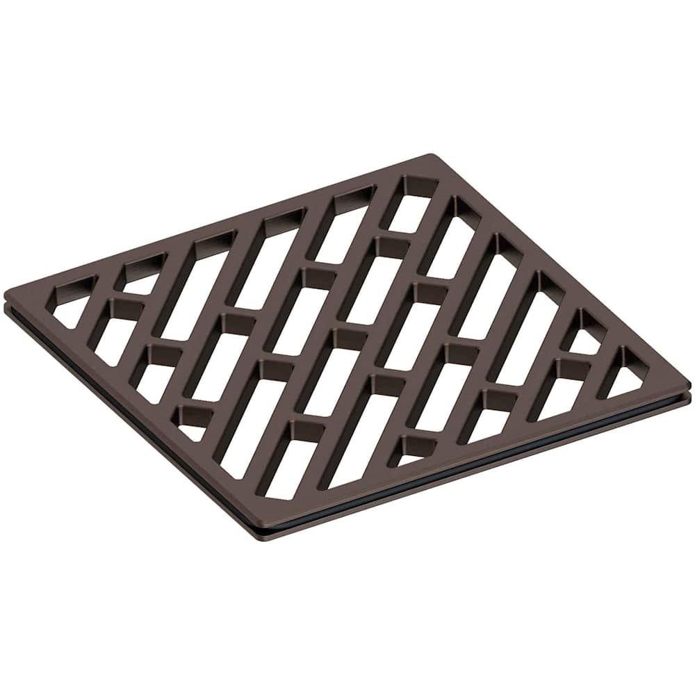 4-1/16" Grid Shower Drain Cover Only