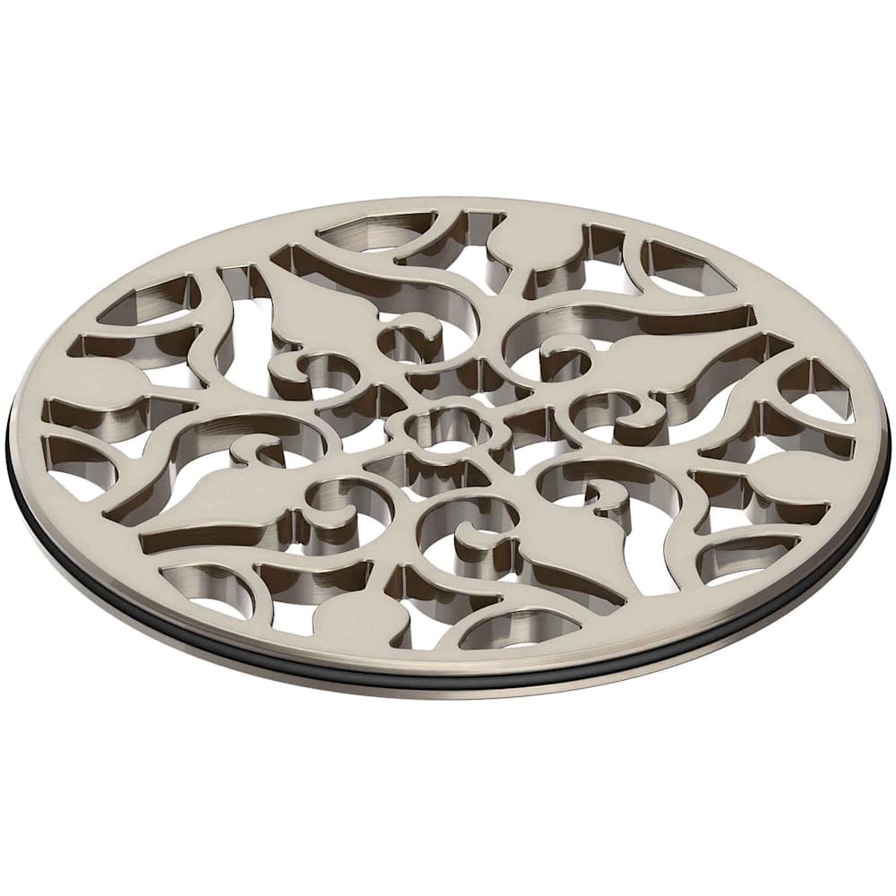 4" Round Solid Brass Shower Drain