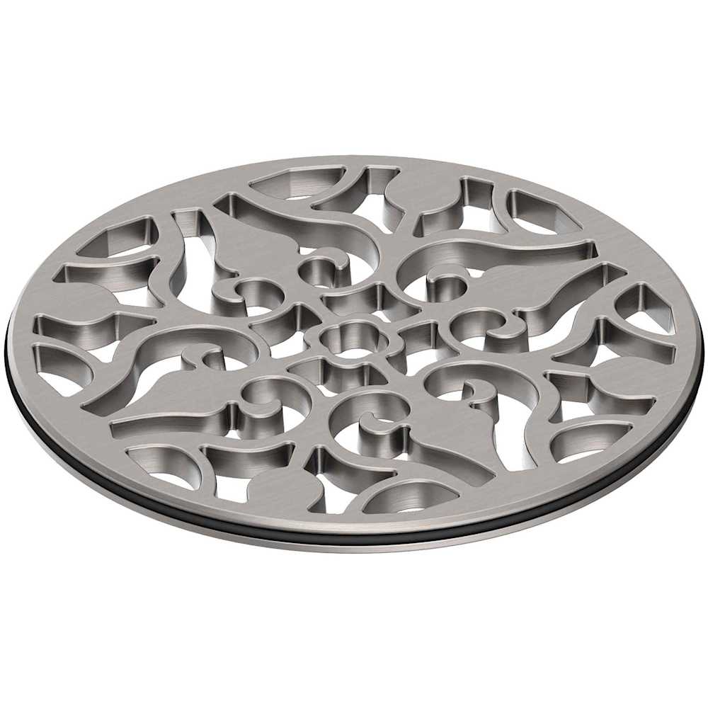 4" Round Solid Brass Shower Drain