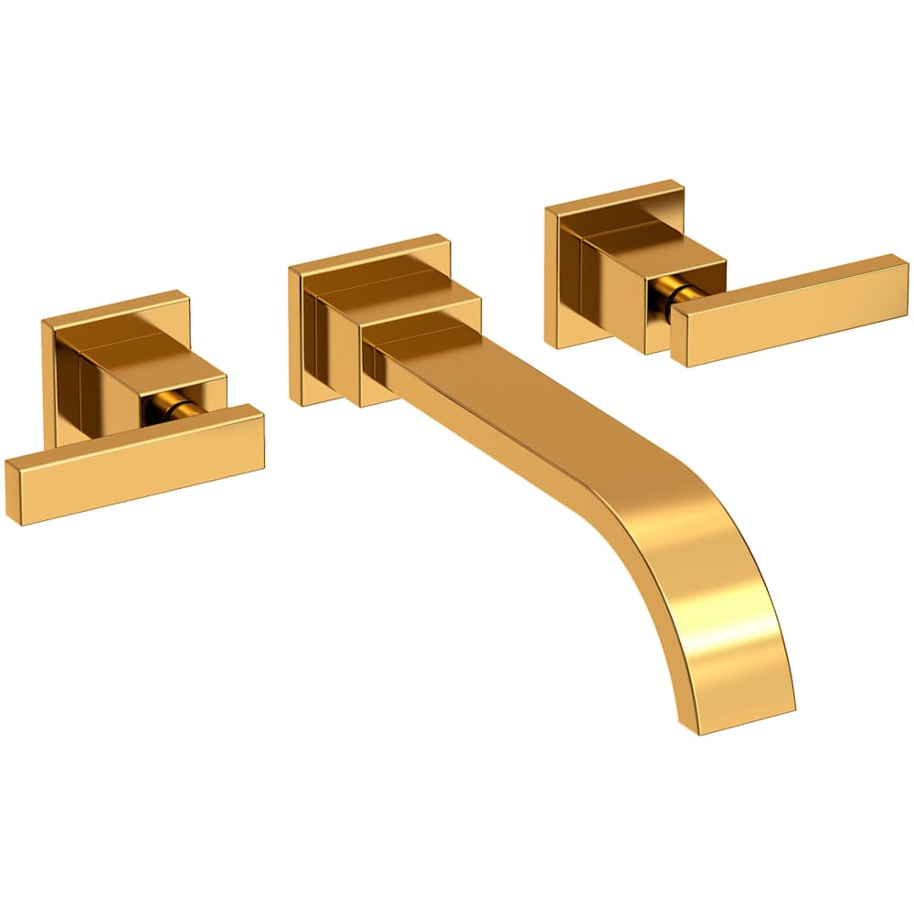 Secant 1.2 GPM Wall Mounted Widespread Bathroom Faucet