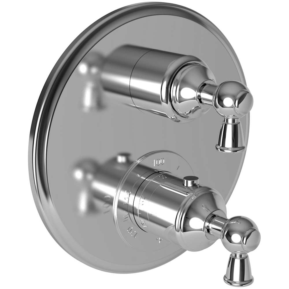 Aylesbury Thermostatic Valve Trim Only with 2 Lever Handles - Less Rough In