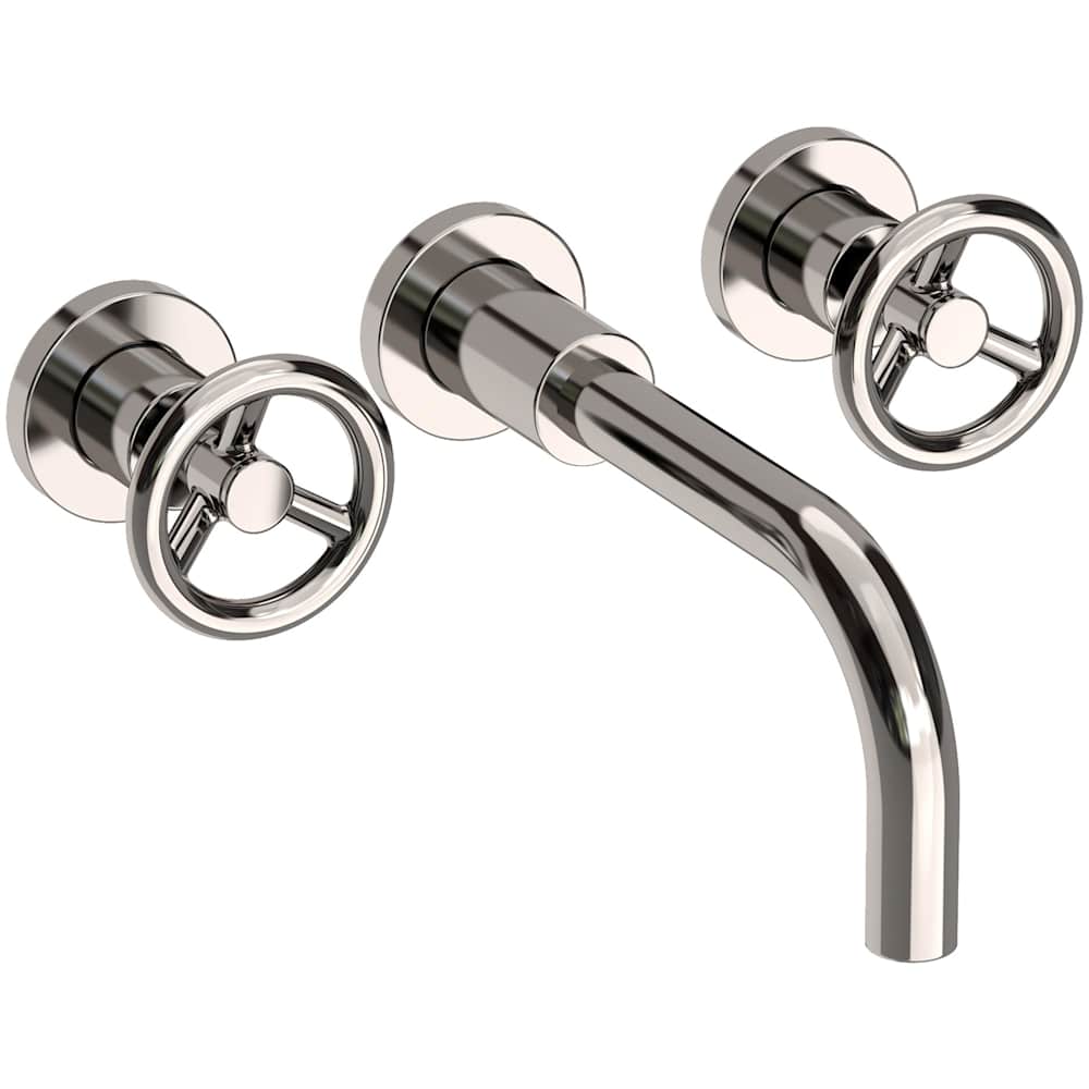 Slater 1.2 GPM Wall Mounted Widespread Bathroom Faucet