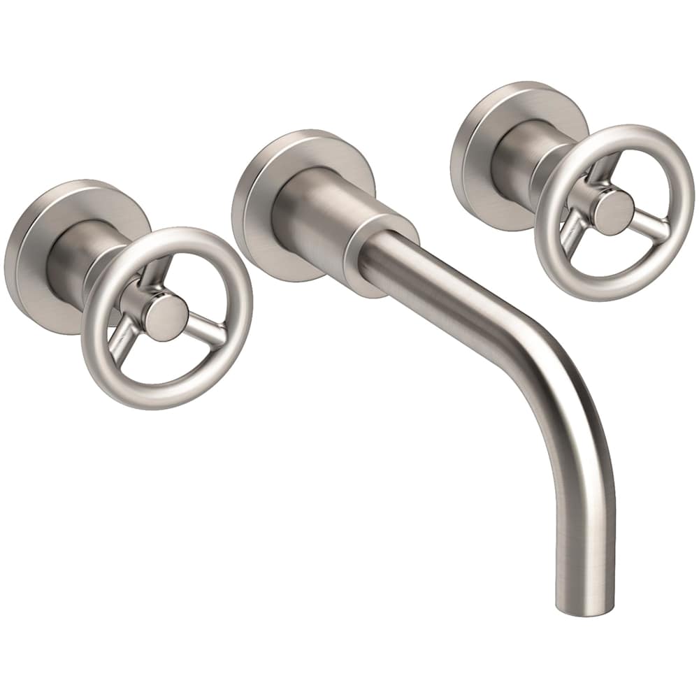 Slater 1.2 GPM Wall Mounted Widespread Bathroom Faucet