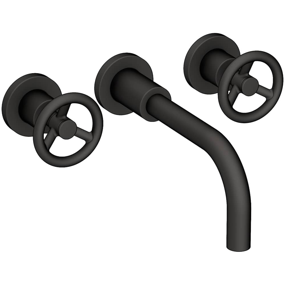 Slater 1.2 GPM Wall Mounted Widespread Bathroom Faucet