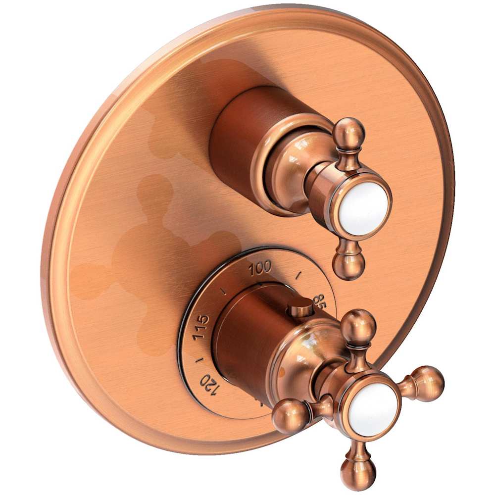 Astor Thermostatic Valve Trim Only with 2 Cross Handles - Less Rough In