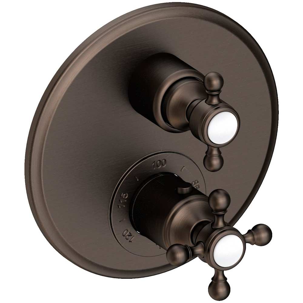 Astor Thermostatic Valve Trim Only with 2 Cross Handles - Less Rough In