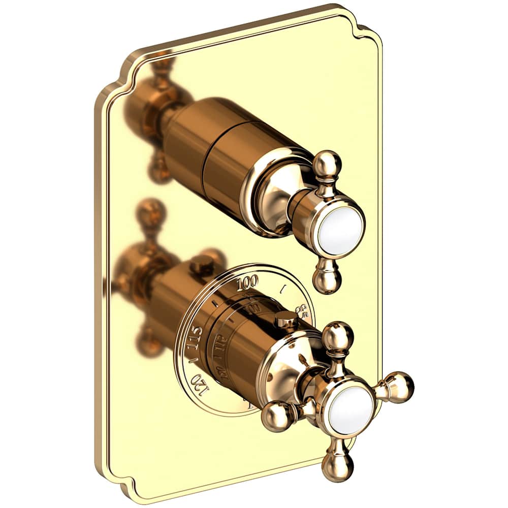 Astor Thermostatic Valve Trim Only with 2 Cross Handles - Less Rough In