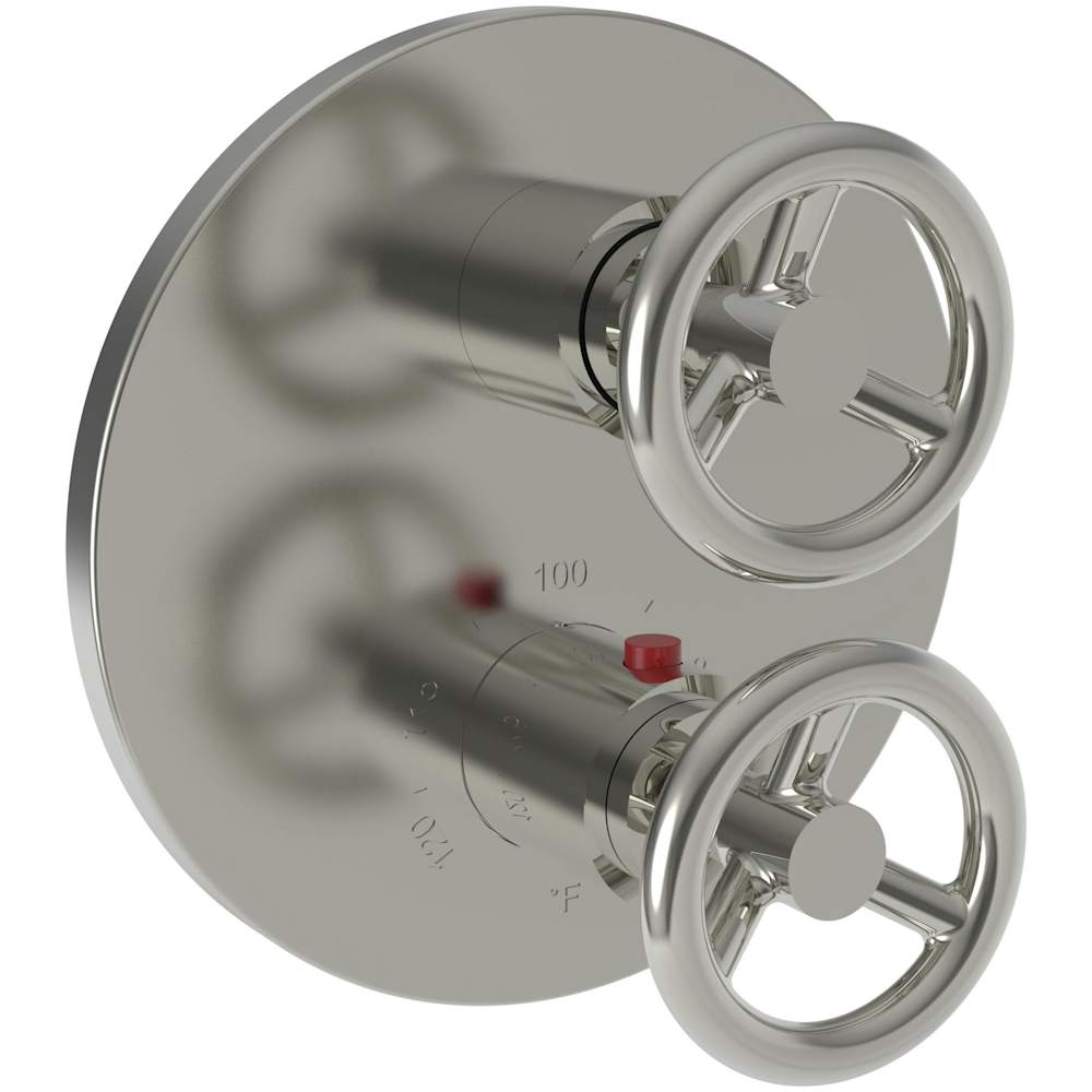 Slater Thermostatic Valve Trim Only with 2 Cross Handles - Less Rough In